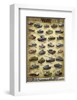 Tanks of WWII-null-Framed Art Print