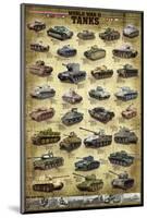 Tanks of WWII-null-Mounted Art Print