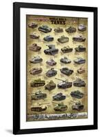 Tanks of WWII-null-Framed Art Print