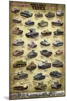 Tanks of WWII-null-Mounted Art Print