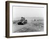 Tanks on the Move to Vire over the Tank Runs, c.1945-English Photographer-Framed Photographic Print