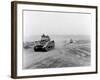 Tanks on the Move to Vire over the Tank Runs, c.1945-English Photographer-Framed Photographic Print