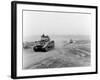 Tanks on the Move to Vire over the Tank Runs, c.1945-English Photographer-Framed Photographic Print