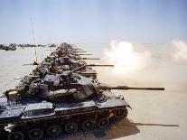 Saudi Arabia Army U.S Forces Maneuver Exercise Kuwait Crisis-Tannen Maury-Photographic Print