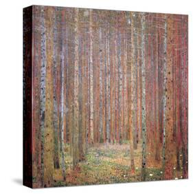 Tannenwald I-Gustav Klimt-Stretched Canvas