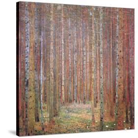 Tannenwald I-Gustav Klimt-Stretched Canvas