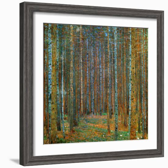 Tannenwald (Pine Forest), c.1902-Gustav Klimt-Framed Art Print