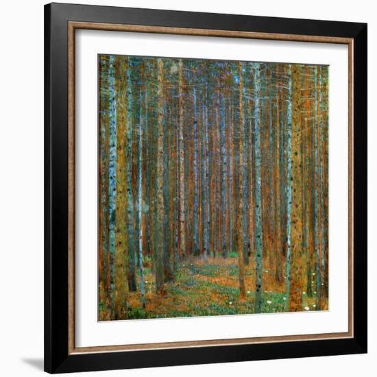 Tannenwald (Pine Forest), c.1902-Gustav Klimt-Framed Art Print