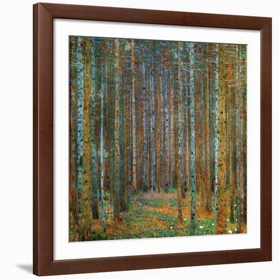 Tannenwald (Pine Forest), c.1902-Gustav Klimt-Framed Art Print