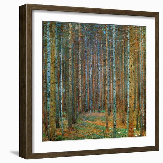 Tannenwald (Pine Forest), c.1902-Gustav Klimt-Framed Art Print