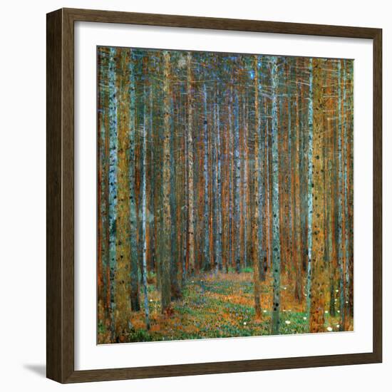 Tannenwald (Pine Forest), c.1902-Gustav Klimt-Framed Premium Giclee Print