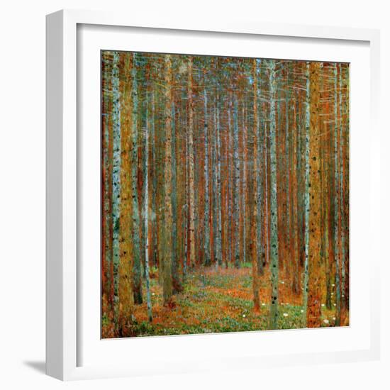 Tannenwald (Pine Forest), c.1902-Gustav Klimt-Framed Art Print