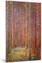 Tannenwald-Gustav Klimt-Mounted Poster