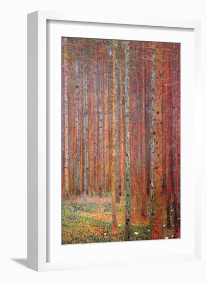 Tannenwald-Gustav Klimt-Framed Art Print