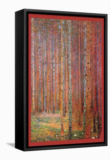 Tannenwald-Gustav Klimt-Framed Stretched Canvas