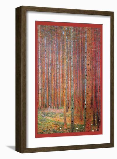 Tannenwald-Gustav Klimt-Framed Art Print