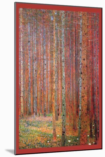 Tannenwald-Gustav Klimt-Mounted Art Print