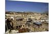 Tannery and Cityscape, Fes (Fez), Morocco, North Africa, Africa-Simon Montgomery-Mounted Photographic Print