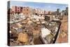 Tannery in Old Medina, Marrakech, Morocco, North Africa, Africa-Matthew Williams-Ellis-Stretched Canvas