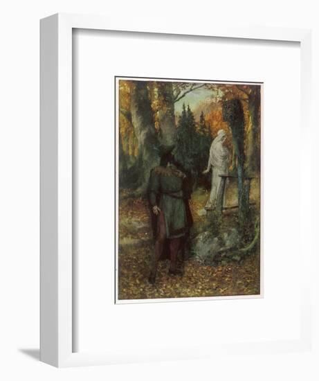 Tannhauser and Elisabeth-null-Framed Art Print