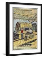 Tanning Leather Using Electricity-null-Framed Giclee Print