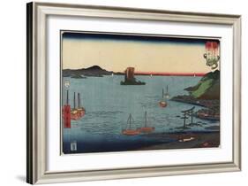 Tanokuchi in Bizen Province, August 1858-Utagawa Hiroshige-Framed Giclee Print