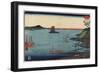 Tanokuchi in Bizen Province, August 1858-Utagawa Hiroshige-Framed Giclee Print