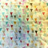 Abstract Geometric Pattern-Tanor-Framed Art Print