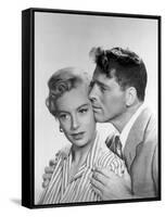 Tant qu'il y aura des hommes From Here to Eternity by FredZinnemann with Burt Lancaster and Deborah-null-Framed Stretched Canvas