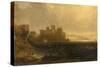Tantallon Castle, 1837 (Oil on Canvas)-John Thomson-Stretched Canvas