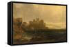 Tantallon Castle, 1837 (Oil on Canvas)-John Thomson-Framed Stretched Canvas