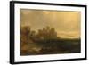 Tantallon Castle, 1837 (Oil on Canvas)-John Thomson-Framed Giclee Print