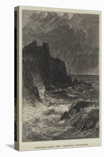 Tantallon Castle, from Caledonia, Illustrated-John MacWhirter-Stretched Canvas