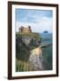 Tantallon Castle Near North Berwick Bass Rock, Scotland, United Kingdom-null-Framed Giclee Print