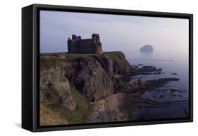 Tantallon Castle Near North Berwick Bass Rock, Scotland, United Kingdom-null-Framed Stretched Canvas