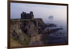 Tantallon Castle Near North Berwick Bass Rock, Scotland, United Kingdom-null-Framed Giclee Print