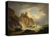 Tantallon Castle with the Bass Rock, C.1816-Alexander Nasmyth-Stretched Canvas