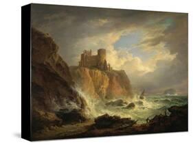 Tantallon Castle with the Bass Rock, C.1816-Alexander Nasmyth-Stretched Canvas