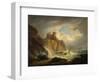 Tantallon Castle with the Bass Rock, C.1816-Alexander Nasmyth-Framed Giclee Print