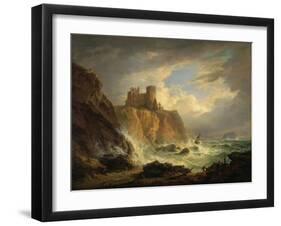 Tantallon Castle with the Bass Rock, C.1816-Alexander Nasmyth-Framed Giclee Print