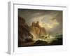 Tantallon Castle with the Bass Rock, C.1816-Alexander Nasmyth-Framed Giclee Print