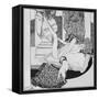 Tantalus, Illustration from 'Tales at the dressing table', plate XIII, 1908-Franz Von Bayros-Framed Stretched Canvas