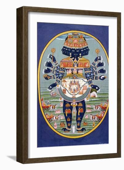 Tantra Painting (Miniature)-null-Framed Giclee Print