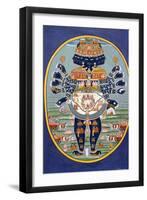 Tantra Painting (Miniature)-null-Framed Giclee Print