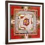 Tantric Miniature Depicting Three Women Forming a Chain-null-Framed Giclee Print