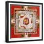 Tantric Miniature Depicting Three Women Forming a Chain-null-Framed Giclee Print