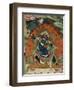 Tantric Mural at Ganden, Tibet, China-Strachan James-Framed Photographic Print