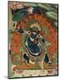 Tantric Mural at Ganden, Tibet, China-Strachan James-Mounted Photographic Print