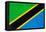 Tanzania Flag Design with Wood Patterning - Flags of the World Series-Philippe Hugonnard-Framed Stretched Canvas