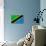 Tanzania Flag Design with Wood Patterning - Flags of the World Series-Philippe Hugonnard-Stretched Canvas displayed on a wall